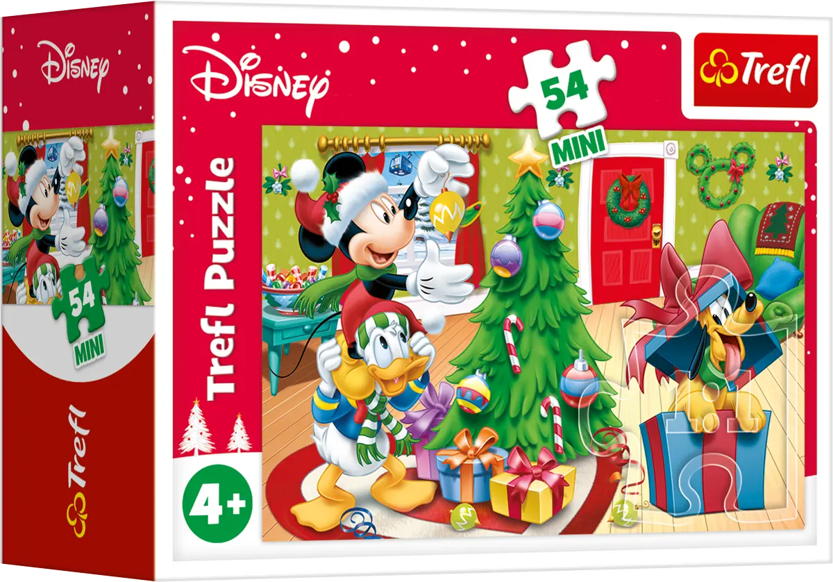 Orchard Christianity Foreman ⭐TREFL Puzzle Mini 54 Mickey Mouse Xmas - buy in the online store Familand