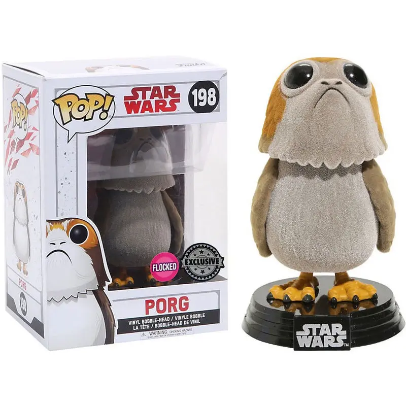 POP figure Star Wars Porg Flocked Exclusive 5 + 1 Chase (photo 0)
