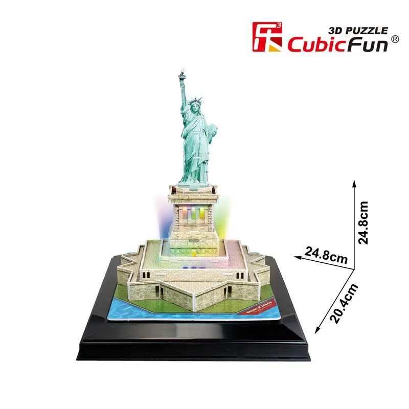 CUBICFUN 3D puzzle with LED Statue Of Liberty (photo 6)