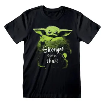 Star Wars The Mandalorian T-Shirt Stronger Than You Think Size M (photo)