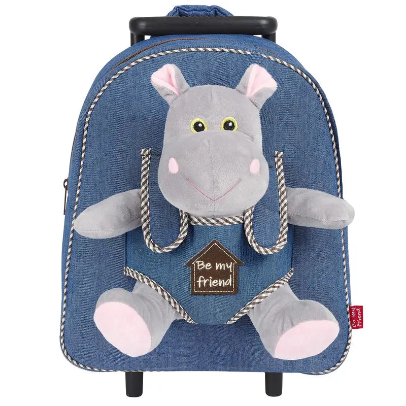 ⭐Holly Hypopotamo Trolley with plush toy 38cm - buy in the online store  Familand