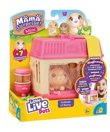 ⭐Figurines Little Live Pets Mama Surprise Mini Pink - buy in the online  store Familand