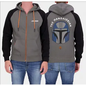 Star Wars: The Mandalorian Hooded Sweater Helmet Size M (photo)