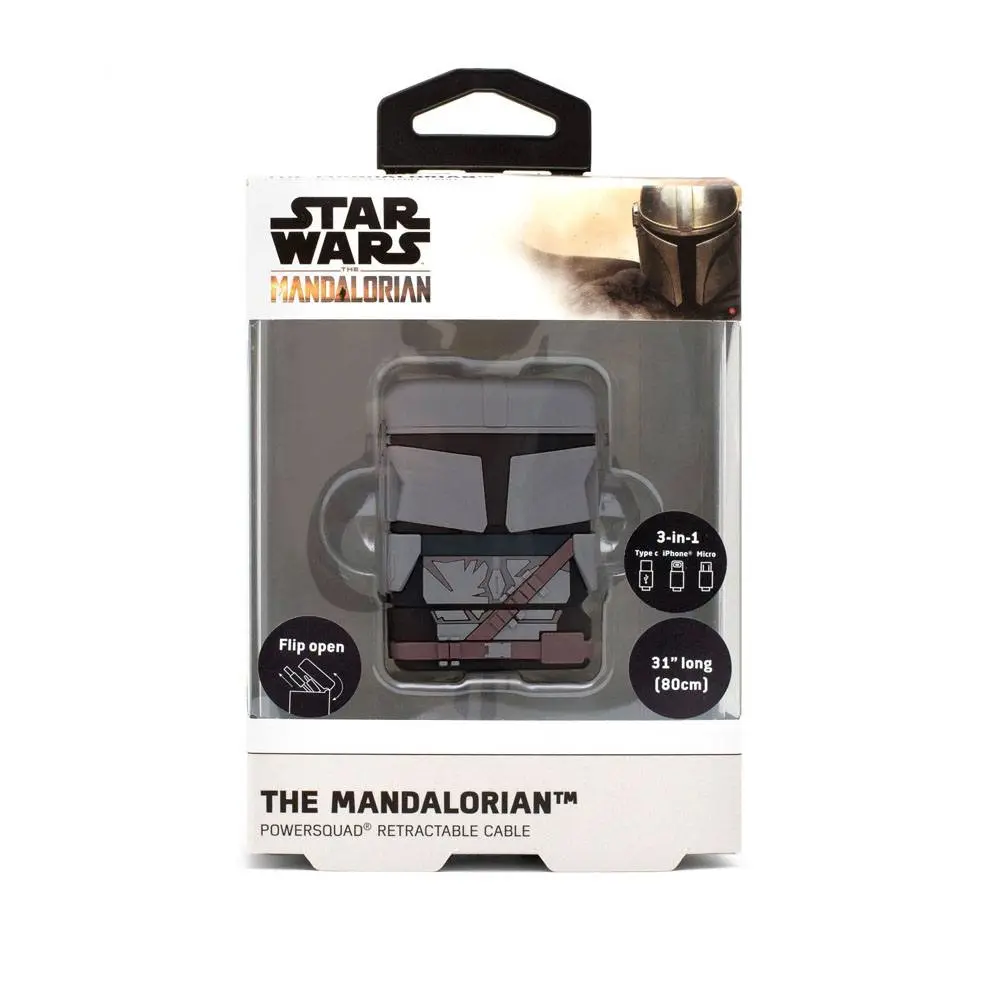 Star Wars The Mandalorian PowerSquad Flip Retractable Cable 3in1 The Mandalorian (photo 5)