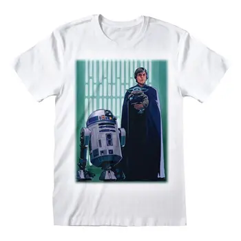 Star Wars The Mandalorian T-Shirt Luke Skywalker & Grogu Size M (photo)