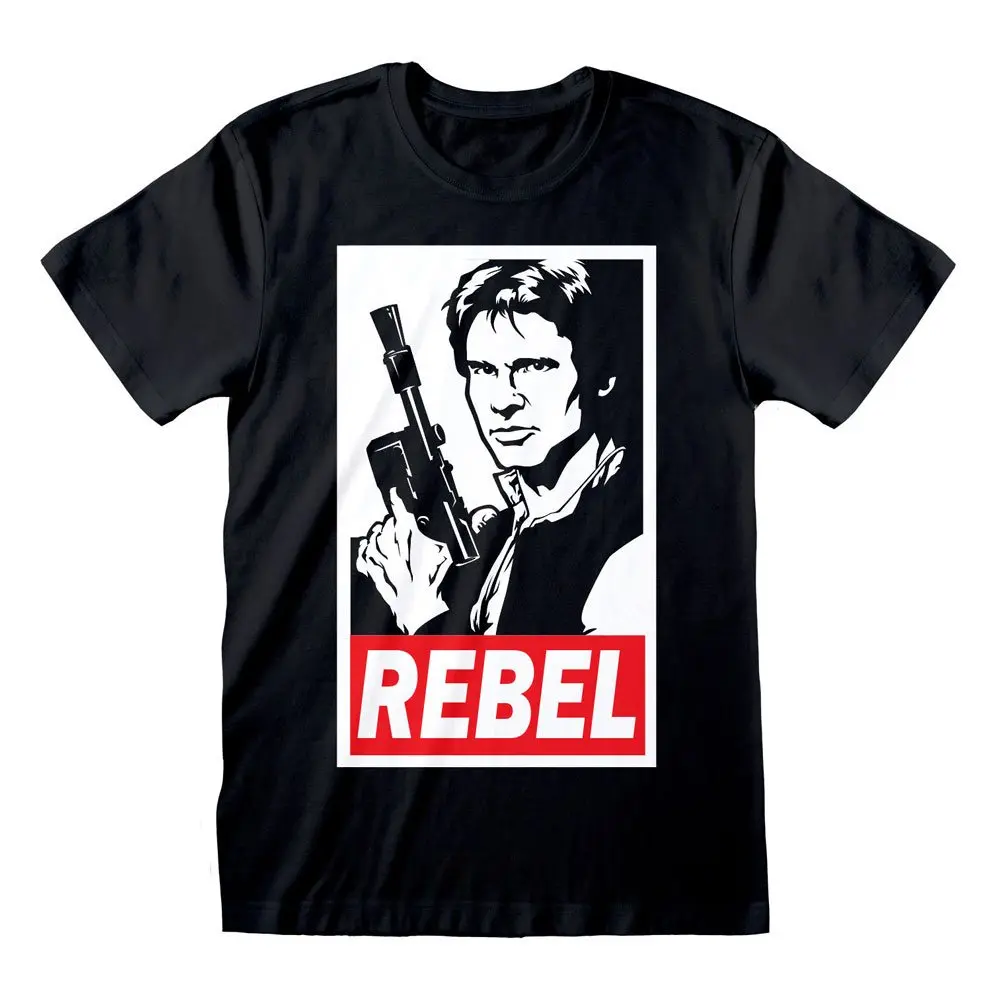 Star Wars T-Shirt Han Solo Rebel Size S (photo 0)