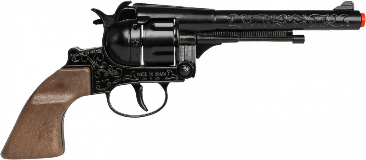 Metal cowboy revolver 12 roundles Gonher (photo 4)