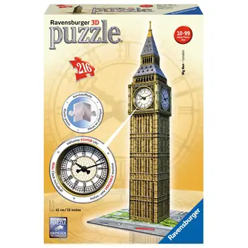 RAVENSBURGER puzzle Big Ben with clock 216 pcs., 12586 (photo)