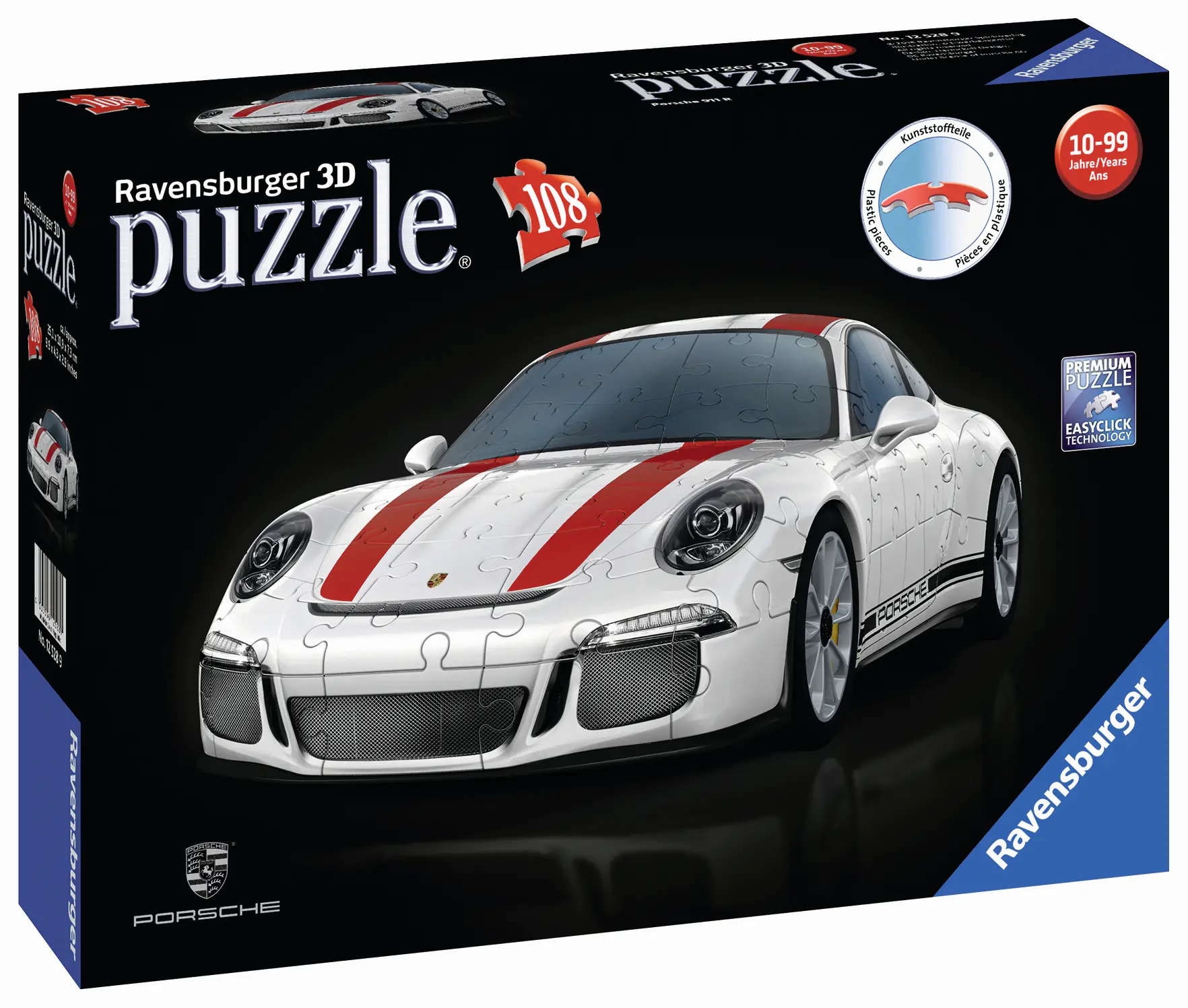 Puzzle 3D 108 pieces Porsche 911R (photo 1)