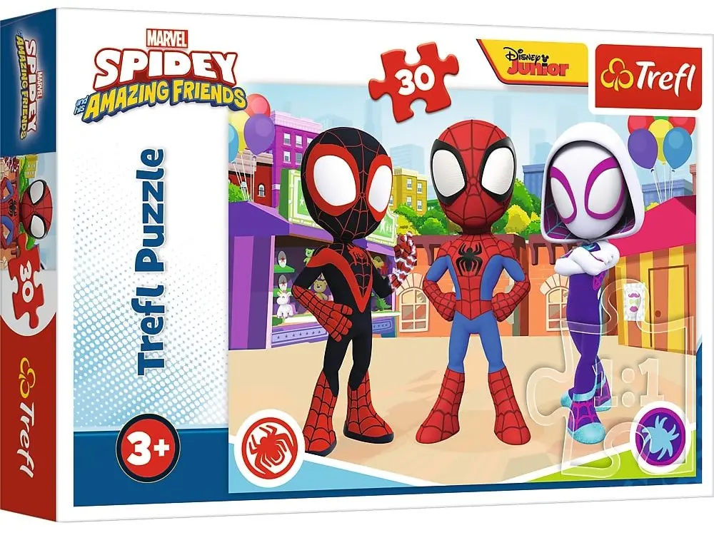 ⭐TREFL SPIDERMAN Puzzle Spidey, 30 pcs - buy in the online store Familand