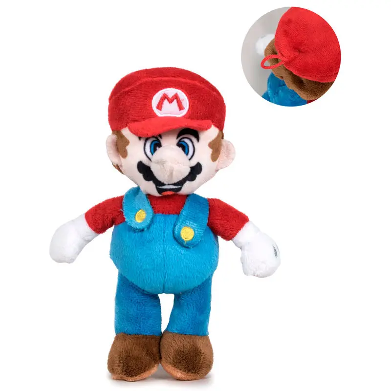 Nintendo Super Mario Bros Mario soft plush toy 20cm (photo 1)