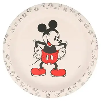Disney Mickey 90 years bamboo plate (photo)
