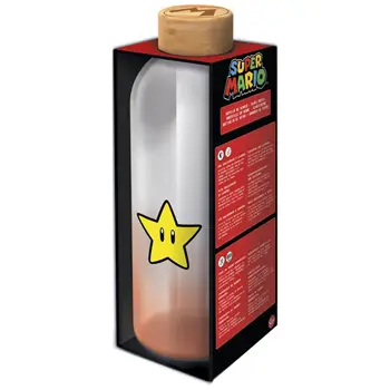 Nintendo Super Mario Bros glass bottle 1030ml (photo)