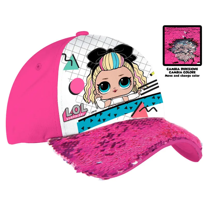 LOL Surprise pink sequins cap (photo 1)