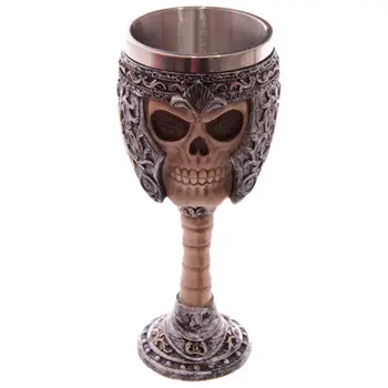 Skull Warrior Gothic goblet (photo)