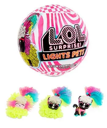 L.O.L. Surprise! Lights Pets with Real Hair & 9 Surprises Including Black Light Surprises (photo 1)